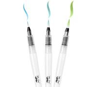 Mr. Pen - Rotuladores de acuarela, 3 piezas, 3 estilos de puntas de punta