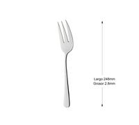Mr.Spoon Cubiertos Individuales Acero Inoxidable 18/0, Serie Liso ,Cuchara Salsera, Cuchara Helado, Cuchara Sopera, Cuchara Servicio, Pala Tarta, Cuchillo Mantequilla, Tenedor Pescado, Cubiertos Elega
