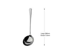 Mr.Spoon Cubiertos Individuales Acero Inoxidable 18/0, Serie Liso ,Cuchara Salsera, Cuchara Helado, Cuchara Sopera, Cuchara Servicio, Pala Tarta, Cuchillo Mantequilla, Tenedor Pescado, Cubiertos Elega
