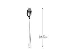 Mr.Spoon Cubiertos Individuales Acero Inoxidable 18/0, Serie Liso ,Cuchara Salsera, Cuchara Helado, Cuchara Sopera, Cuchara Servicio, Pala Tarta, Cuchillo Mantequilla, Tenedor Pescado, Cubiertos Elega