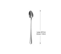 Mr.Spoon Cubiertos Individuales Acero Inoxidable 18/0, Serie Raya ,Cuchara Salsera, Cuchara Helado, Cuchara Sopera, Cuchara Servicio, Pala Tarta, Cuchillo Mantequilla, Tenedor Pescado, Cubiertos Elega