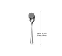 Mr.Spoon Cubiertos Individuales Acero Inoxidable 18/0, Serie Raya ,Cuchara Salsera, Cuchara Helado, Cuchara Sopera, Cuchara Servicio, Pala Tarta, Cuchillo Mantequilla, Tenedor Pescado, Cubiertos Elega