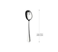 Mr.Spoon Cubiertos Individuales Acero Inoxidable 18/0, Serie Raya ,Cuchara Salsera, Cuchara Helado, Cuchara Sopera, Cuchara Servicio, Pala Tarta, Cuchillo Mantequilla, Tenedor Pescado, Cubiertos Elega