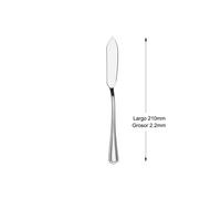 Mr.Spoon Cubiertos Individuales Acero Inoxidable 18/0, Serie Raya ,Cuchara Salsera, Cuchara Helado, Cuchara Sopera, Cuchara Servicio, Pala Tarta, Cuchillo Mantequilla, Tenedor Pescado, Cubiertos Elega
