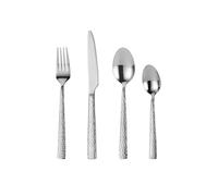 Mr.Spoon Juego de 24 Piezas Cubiertos Acero Inoxidable,18/0, Plateado brillo Colores Cuberteria Servir para 6 Personas Cuberterías Incluye Cuchillo/Tenedor/Cuchara.Para Casa, Hotel, Restaurante