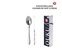 Mr.Spoon Serie Luna Cubiertos Premium Acero Inoxidable 18/10 Plata, Alta Calidad, Apto para Lavavajillas, Cubiertos Individuales con Múltiples Opciones: Cuchillo, Tenedor, Cuchara, Postre, Fruta y Caf