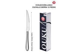 Mr.Spoon Serie Luna Cubiertos Premium Acero Inoxidable 18/10 Plata, Alta Calidad, Apto para Lavavajillas, Cubiertos Individuales con Múltiples Opciones: Cuchillo, Tenedor, Cuchara, Postre, Fruta y Caf