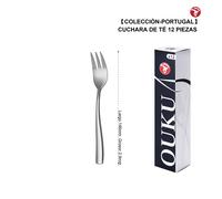 Mr.Spoon Serie Portugal Cubiertos Premium Acero Inoxidable 18/8 Plata, Alta Calidad, Apto para Lavavajillas, Cubiertos Individuales con Múltiples Opciones: Cuchillo, Tenedor, Cuchara, Postre, Fruta y