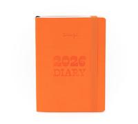 Mr. Wonderful - Agenda Anual 2026 Tamaño Pocket A6 - Vista Semanal - Naranja