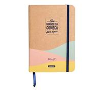 Mr. Wonderful - Agenda anual clássica pequena 2023 Diária - Um grande dia começa por aqui, marron, WOA2212296PTZ0