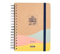 Mr. Wonderful - Agenda anual diaria clásica de 2023 - Un gran día comienza aquí, marrón, WOA2212293PTZ0 (en portugués)