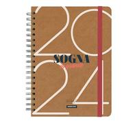 Mr.Wonderful - Agenda Office 2024 Semanal Grande - Sueña en grande 22,1 x 2,1 x 15,6 cm