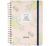 Mr. Wonderful Agenda Office 2025 Semanal Grande - Comienza la magia - Incluye 8 hojas de pegatinas y bloques de notas adhesivas con diferentes formas