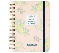 Mr. Wonderful - Agenda Office Pequeña 2025 Semanal - Empieza la magia - Incluye 8 Hojas de Pegatinas y Frases Diarias Motivacionales