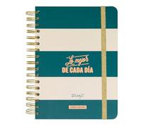 Mr. Wonderful - Agenda Wonder 2024-25 Diaria Navy - Lo mejor de cada día - Agenda escolar con organización diaria