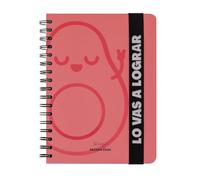 Mr.Wonderful Agenda Wonder 2024 Semanal, rosa, Lo vas a lograr, 22,1 x 2,1 x 15,6