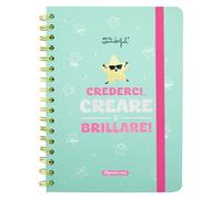 Mr. Wonderful Agenda Wonder 2025 Semanal - Crear, crear... y brillar! - Incluye 8 hojas de pegatinas y bloques de notas adhesivas