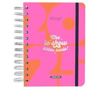 Mr. Wonderful Agenda Wonder pequeña 2025 diaria - Que el show comience - Incluye 8 hojas de pegatinas y frases diarias motivacionales