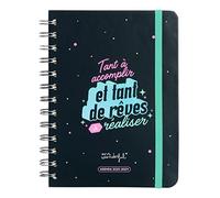 Mr.Wonderful - Agenda Wonder pequeño formato 20232024 semanal, tanto para cumplir y tantos sueños que hacer