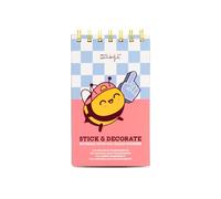 Mr. Wonderful Bloc de Pegatinas Transparentes Stick and Decorate - 900 Stickers para Agenda y Planner
