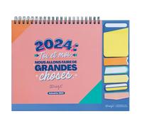 Mr.Wonderful - Calendario de escritorio 2024 - Tú y yo vamos a hacer grandes cosas 18 x 2 x 24 (versión francesa)
