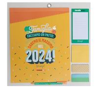 Mr.Wonderful - Calendario de pared magnético familiar 2024 - ¡Daremos lo mejor en 2024! 34x35x0.5