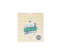 Mr. Wonderful - Calendario de Pared Rasca-Rasca 2025-2025 motivos para sonreír - Incluye 2 Hojas de Pegatinas