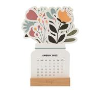 Mr. Wonderful - Calendario de Sobremesa 2025 con Peana para Disfrutar del Año con Ganas - Incluye Cartulinas en Forma de Flor
