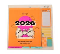 Mr Wonderful - Calendario Familiar 2026 de pared o nevera magnético - La mejor versión de nosotros