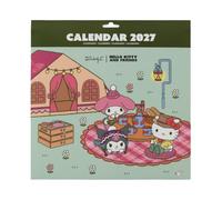 MR. WONDERFUL - Calendario Póster 2027 - Hello Kitty & Friends - Calendario De Pared Mes Vista Con Póster Interior, Presentado En Sobre De Cartón Listo Para Regalar - Papel FSC 30x30 cm