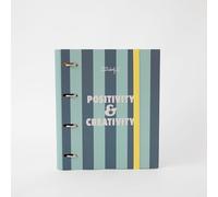 Mr. Wonderful - Carpeta con anillas y folios - Positivity & creativity - Carpeta con 4 Anillas - Incluye Recambio de Folios - 120 hojas