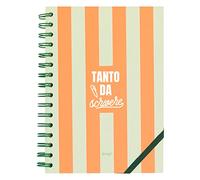 Mr. Wonderful Cuaderno A5 naranja - Mucho para escribir