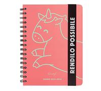 Mr.Wonderful - Diario escolar adolescente 2023-2024 semanal rosa - Hazlo posible