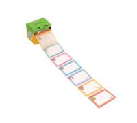 Mr. Wonderful Dispensador de Notas Adhesivas Transparentes Cocodrilo - Sticky Notes Transparentes para Agenda y Estudio