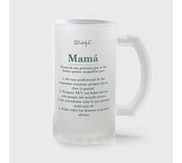 Mr.Wonderful - Jarra de cerveza - Definición "Mamá" - Jarra de cerveza de vidrio - 43 cl - Regalo Día de la Madre