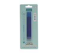 Mr. Wonderful - Juego de 3 recambios de tinta para bolígrafos borrables - Azul - Tinta de gel termosensible - Recambios de boli
