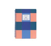 Mr. Wonderful Libreta A5 After Class Slay All Day - Cuaderno Cuadriculado con Pegatinas
