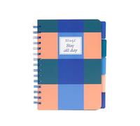 Mr. Wonderful Libreta A5 con Separadores After Class Slay All Day - Cuaderno Cuadriculado Organizador