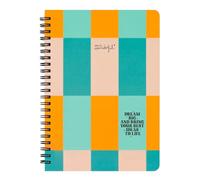 Mr. Wonderful - Libreta A5 - Dream big and bring your best ideas to life - Libreta de Notas con encuadernación en Espiral y Tapa Dura - Incluye hoja de Pegatinas - 80 hojas