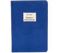 Mr. Wonderful - Libreta A5 pana azul Klein - Elegance with attitude