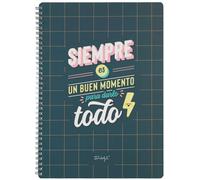Mr. wonderful libreta - siempre es buen momento para darlo todo, woa11