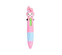 MR. WONDERFUL - Mini Bolígrafo Multicolor Hello Kitty - My Melody - Boli Con 6 Tintas De Colores Pastel (Rosa, Azul, Verde, Lila, Naranja Y Negro) Con My Melody Como Protagonista - Formato De Bolsillo