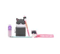 Mr. Wonderful Pack Back to School Cat - Libretas A5, Pegatinas y Bolis Borrables Kawaii