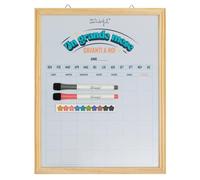 Mr. Wonderful - Planificador mensual de pared con pizarra blanca - Un gran mes por delante