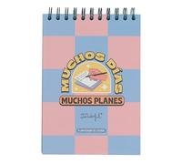 Mr. Wonderful - Planificador vertical diario - Muchos días, muchos planes - Organizador Diario - Incluye Pegatinas