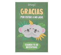 Mr. Wonderful - Postal - Gracias por estar a mi lado cuando te he necesitado - Postal con mensaje de agradecimiento - Incluye sobre