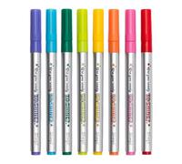 Mr. Wonderful - Rotuladores metalizados para dar el brillo perfecto a cada proyecto - Set de 8 rotuladores con tinta metalizada