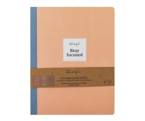 Mr. Wonderful - Set de 3 libretas A5 para alcanzar todos tus sueños - Stay focused - Libreta personalizada - Libreta con 100 páginas
