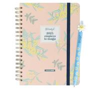 Mr. Wonderful - Set de Agenda Office 2025 Semanal Extragrande - Empieza la magia + Mr.Wonderful Boli borrable margaritas
