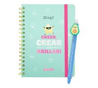 Mr. Wonderful - Set de Agenda Wonder 2025 Semanal - Creer, crear ¡y a brillar! + Mr.Wonderful - Boli borrable - Aguacate